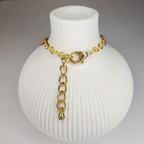 Romantic Rose & Iridescent Crystal Bracelet - Picture 3 of 3